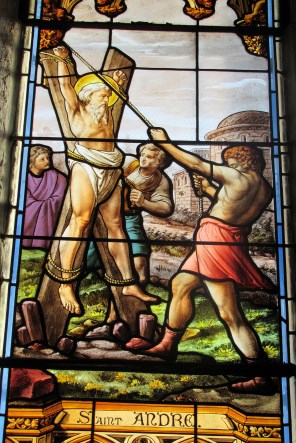사도 성 안드레아의 순교_photo by FredSeiller_in the Church of Saint-Julien in Savas_France.jpg
